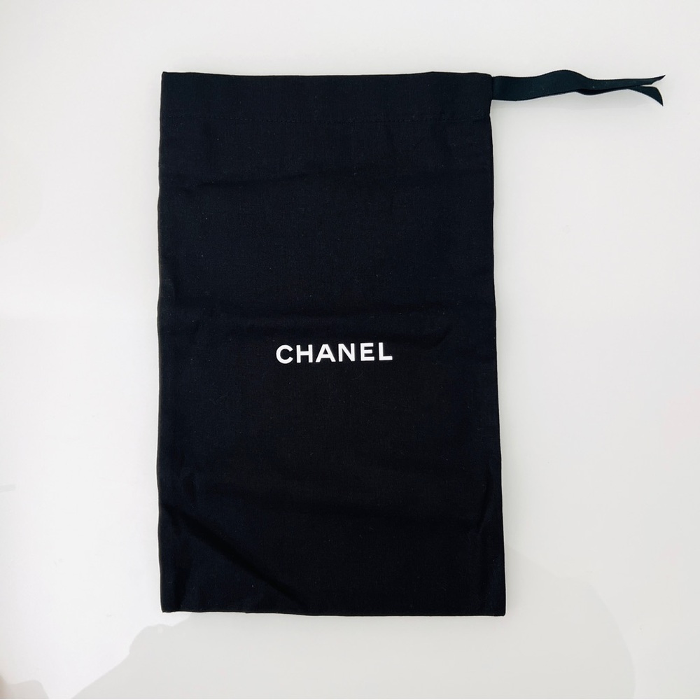 Authentic Chanel Black Dust Bag
